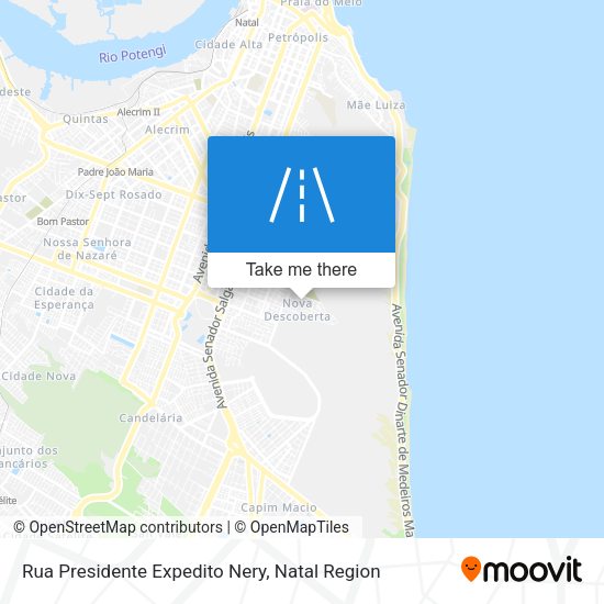 Rua Presidente Expedito Nery map