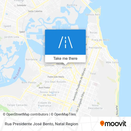 Rua Presidente José Bento map