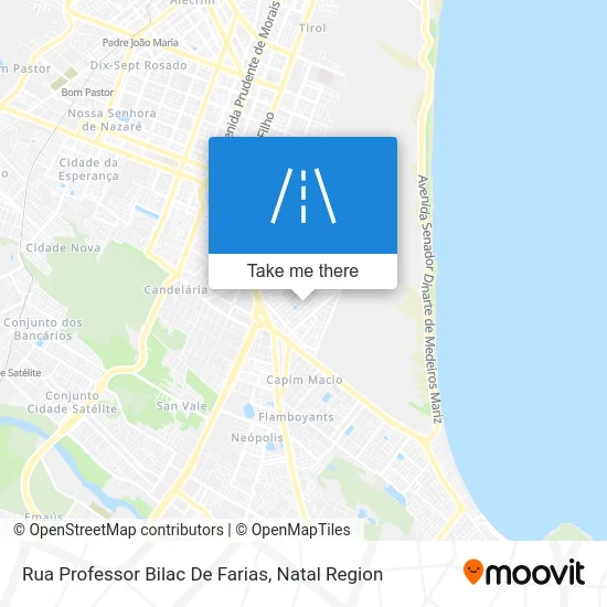 Rua Professor Bilac De Farias map