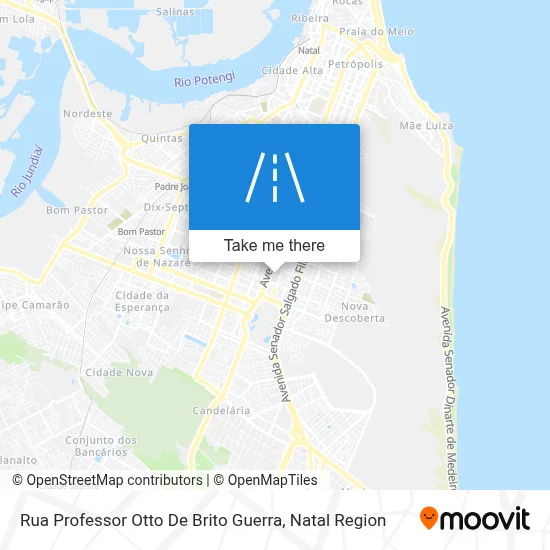 Rua Professor Otto De Brito Guerra map