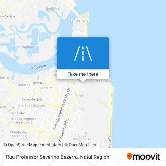 Rua Professor Severino Bezerra map