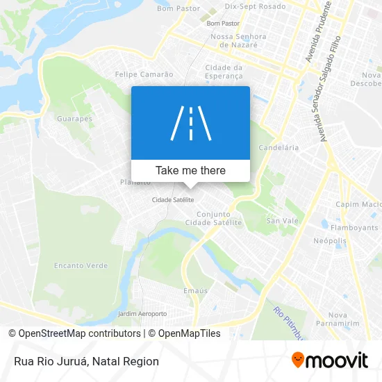 Rua Rio Juruá map