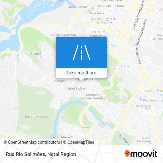 Rua Rio Solimões map