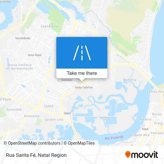 Rua Santa Fé map