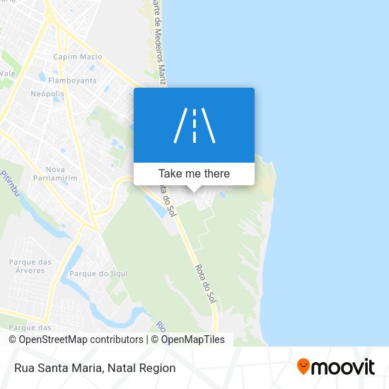 Rua Santa Maria map