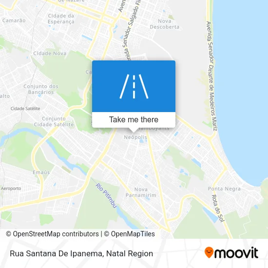 Rua Santana De Ipanema map