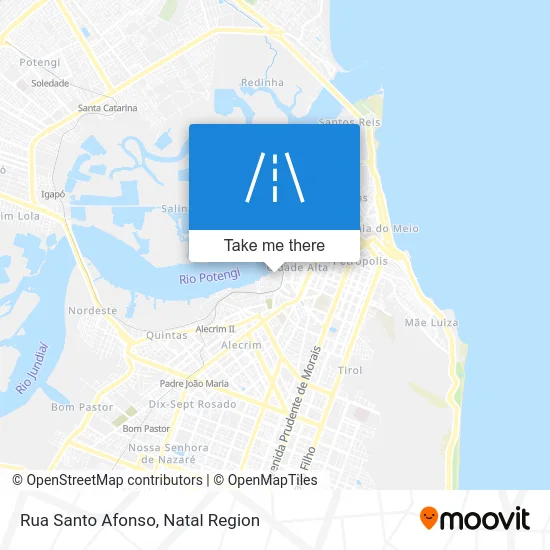 Rua Santo Afonso map