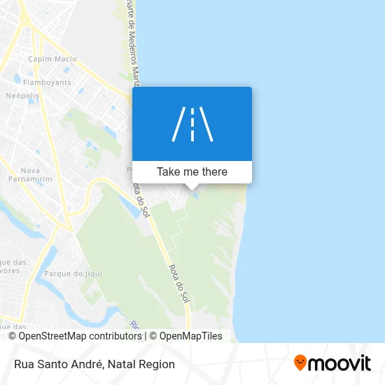 Rua Santo André map