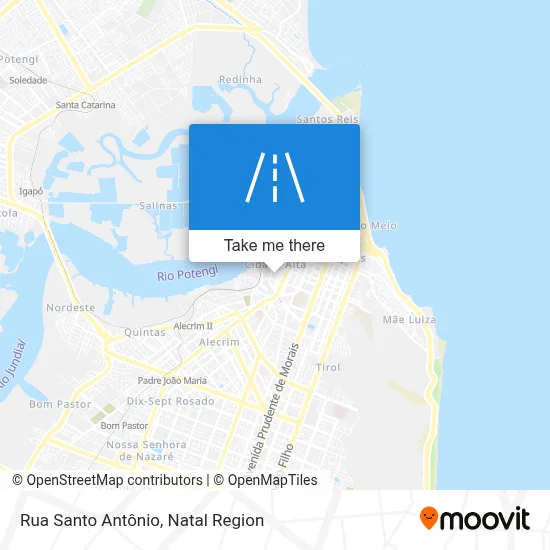 Rua Santo Antônio map