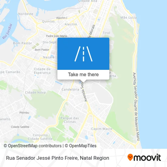 Rua Senador Jessé Pinto Freire map
