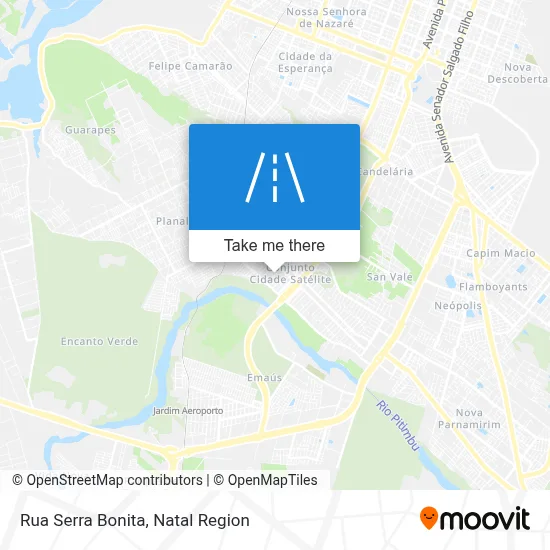 Rua Serra Bonita map
