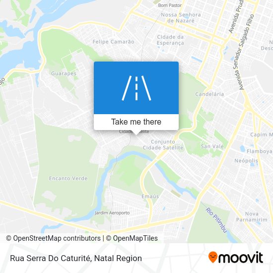 Rua Serra Do Caturité map