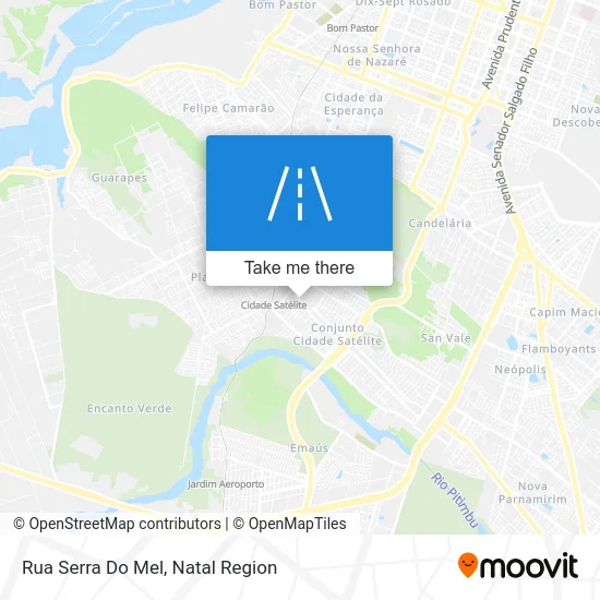 Rua Serra Do Mel map