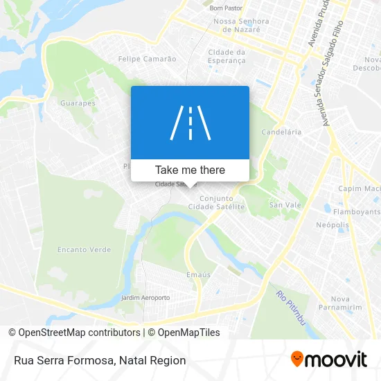 Rua Serra Formosa map