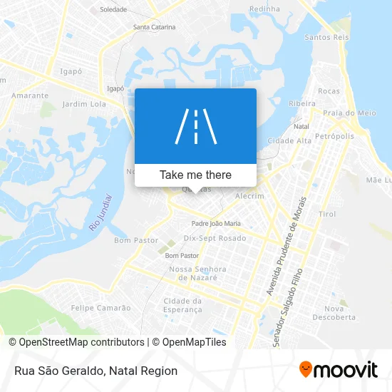 Rua São Geraldo map