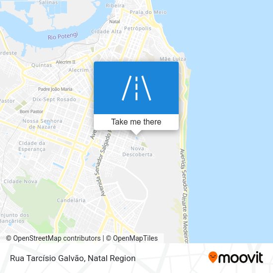 Rua Tarcísio Galvão map