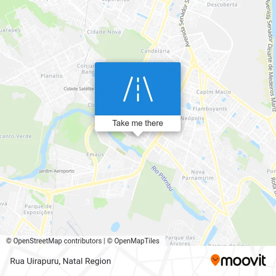 Rua Uirapuru map