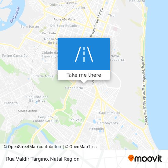 Mapa Rua Valdir Targino