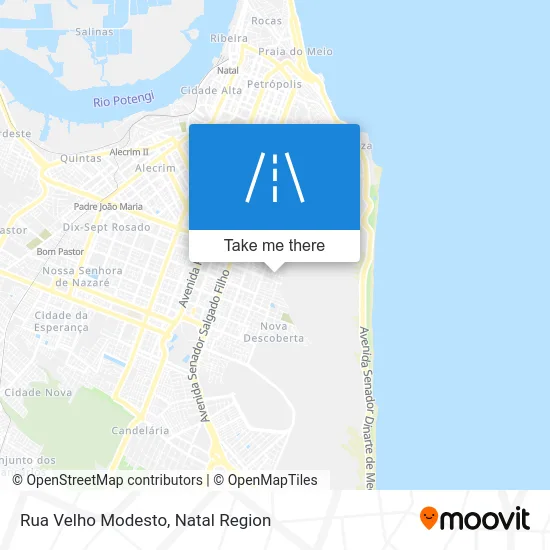 Rua Velho Modesto map