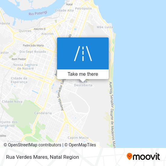 Rua Verdes Mares map