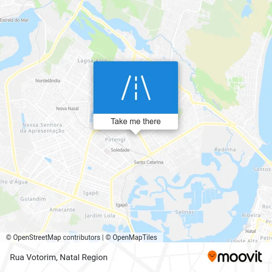 Rua Votorim map