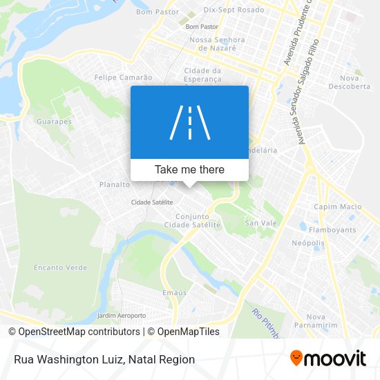 Rua Washington Luiz map