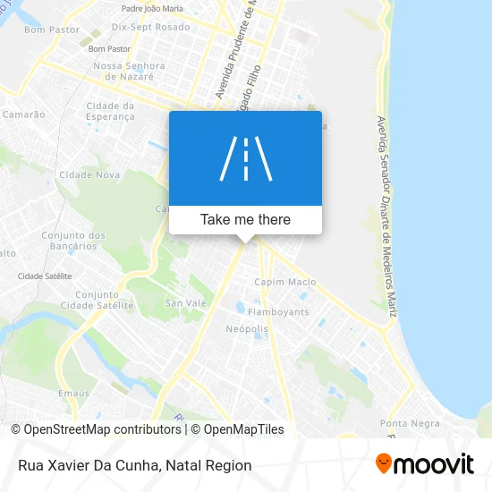 Rua Xavier Da Cunha map