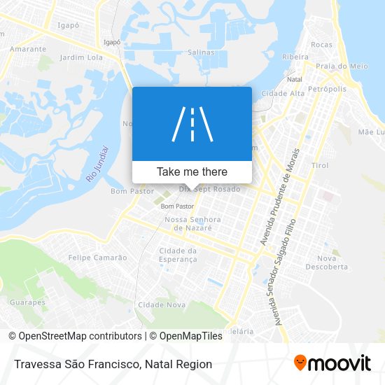 Travessa São Francisco map