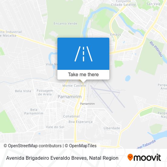 Avenida Brigadeiro Everaldo Breves map