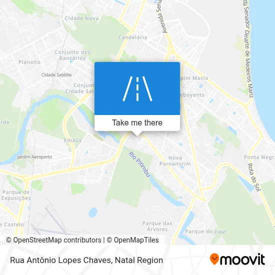 Rua Antônio Lopes Chaves map