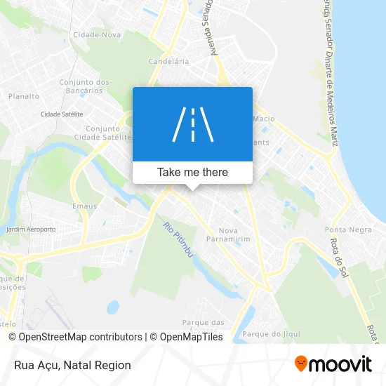 Rua Açu map