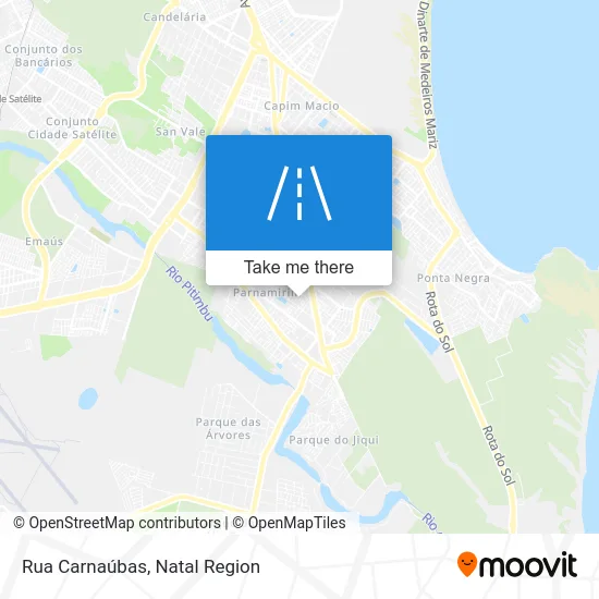 Rua Carnaúbas map