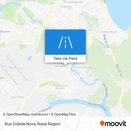 Rua Cidade Nova map