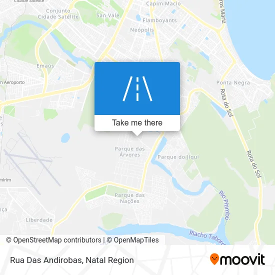 Rua Das Andirobas map