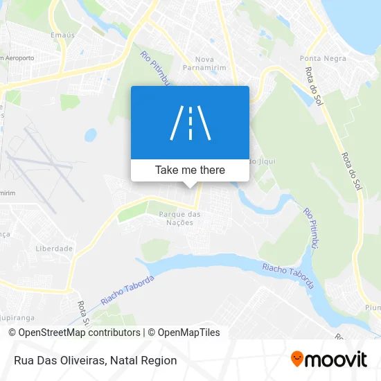 Rua Das Oliveiras map