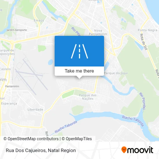 Rua Dos Cajueiros map