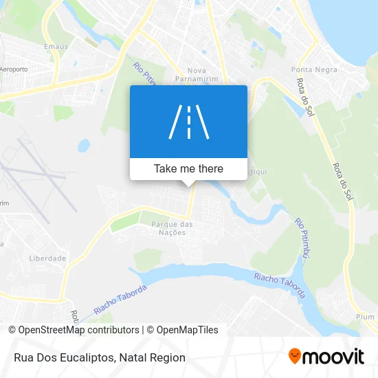 Rua Dos Eucaliptos map