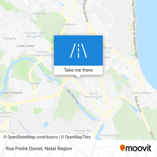 Rua Padre Daniel map