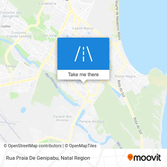 Rua Praia De Genipabu map