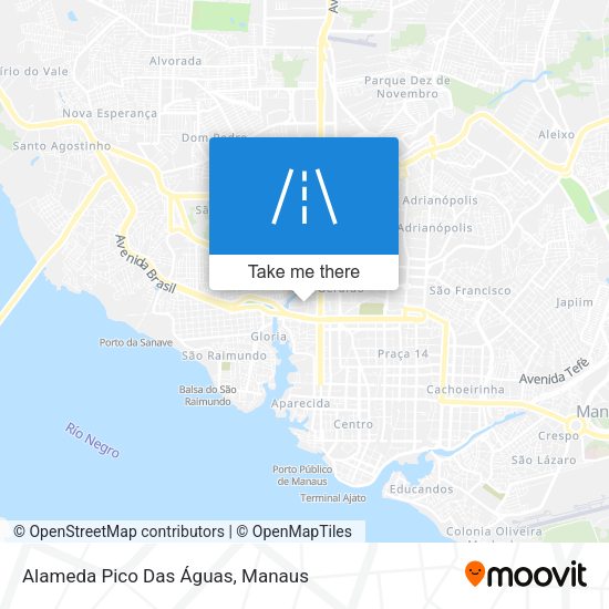 Alameda Pico Das Águas map