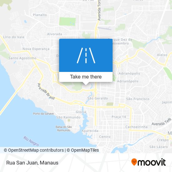 Rua San Juan map