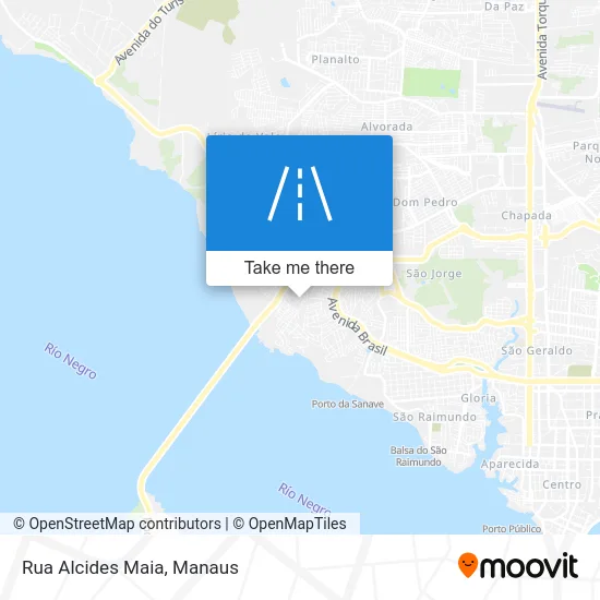 Rua Alcides Maia map