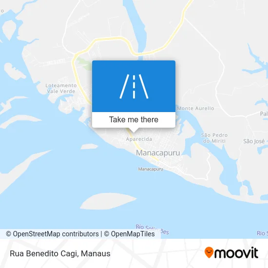 Rua Benedito Cagi map