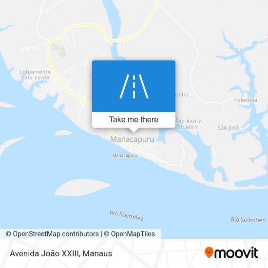 Avenida João XXIII map