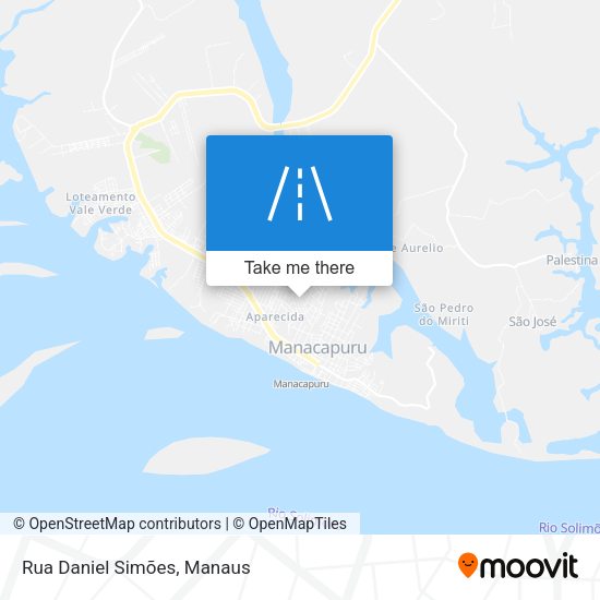 Rua Daniel Simões map