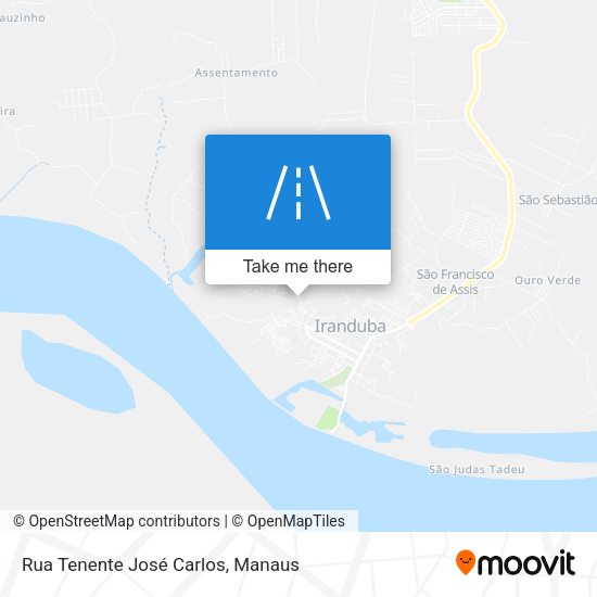 Rua Tenente José Carlos map