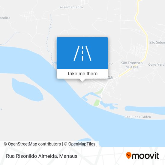 Rua Risonildo Almeida map