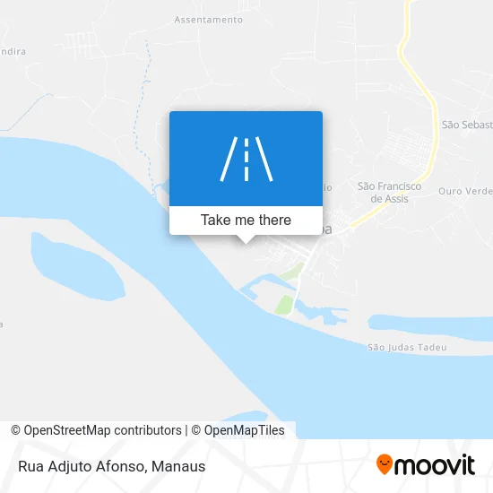 Rua Adjuto Afonso map