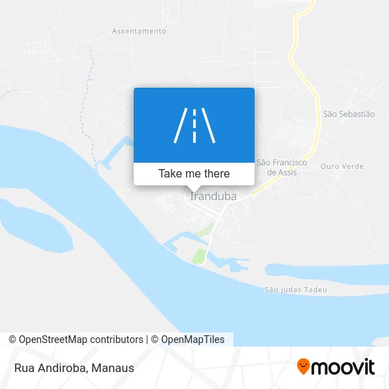 Rua Andiroba map