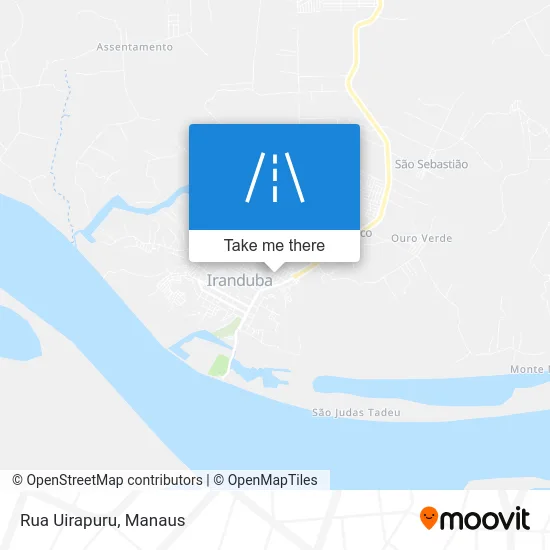 Rua Uirapuru map